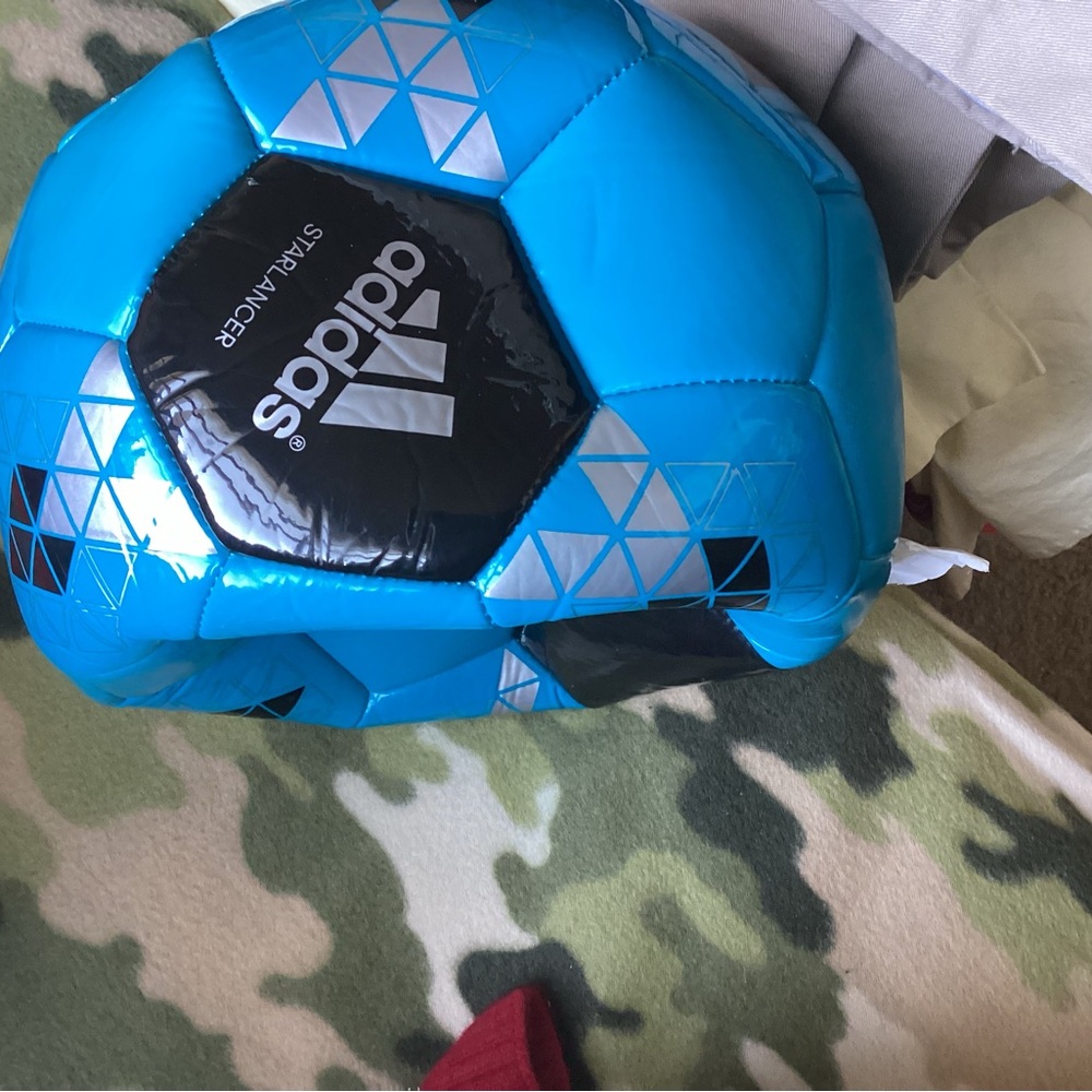 Adidas Blue Soccer Ball